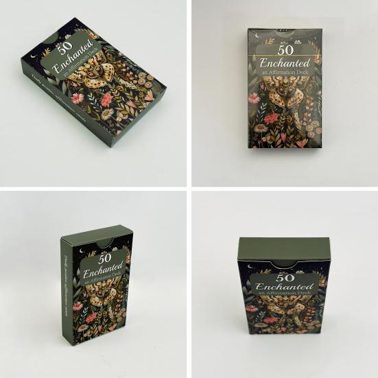 55 Stück/Set Affirmationskarten Stressabbau Motivierende Kartendecks Naturinspiriert Emotionale Wellness Ermutigung Achtsamkeit Meditationswerkzeug