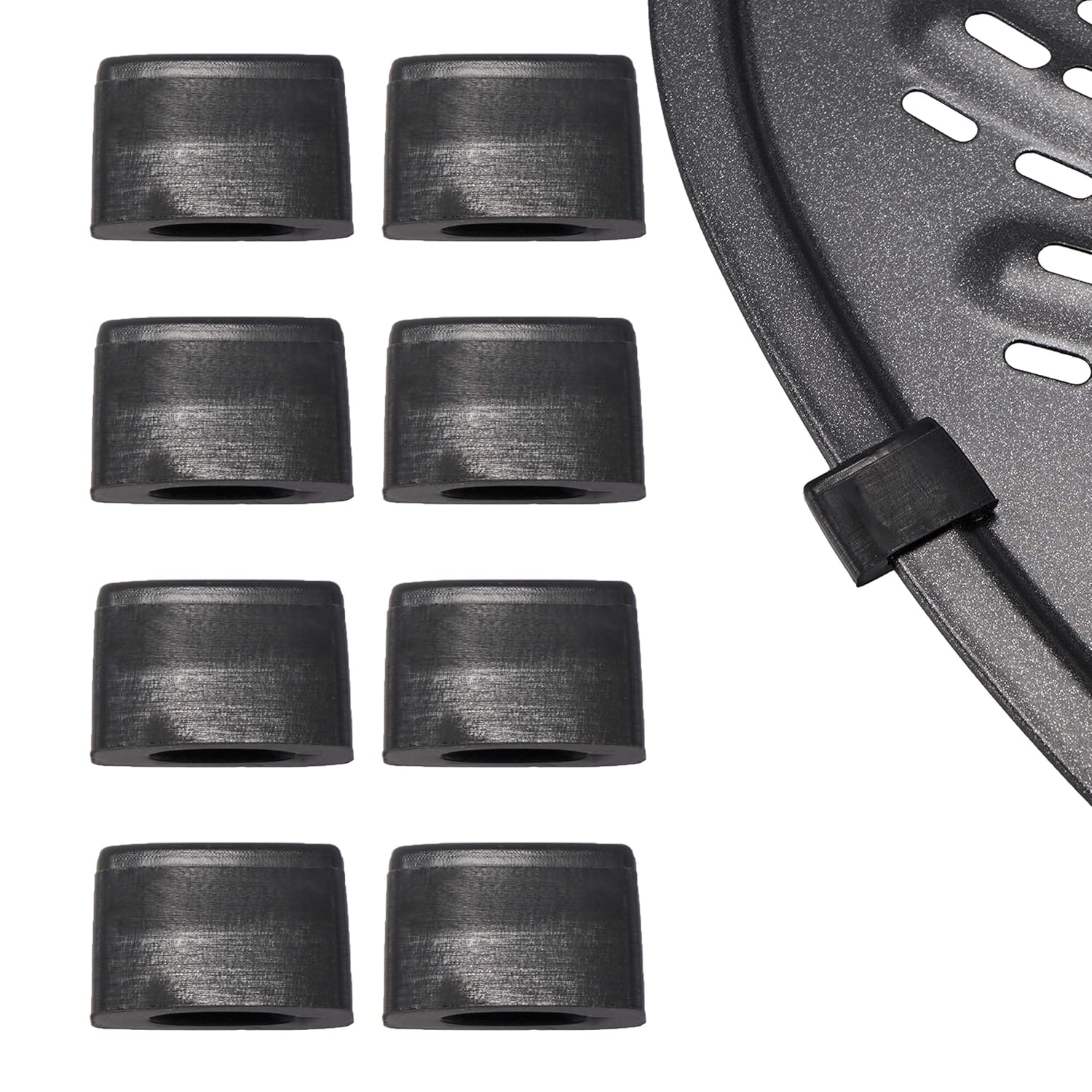 Replacement Rubber Bumpers for Power XL Crisper Plate,8 Pcs Fryer Silicon Rubbers Tips,Air Fryer Replacement Parts Accessories