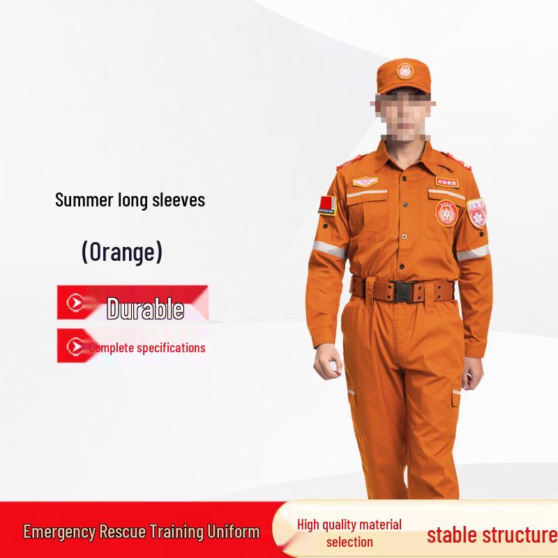 Jinye Summer Long-Sleeve Emergency Rescue & Training Suit 185-3XL