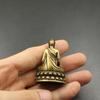 Sakyamuni Buddha Figurines Miniatures Antique Copper Dharma Master Statue Brass Decorations Desktop Ornament