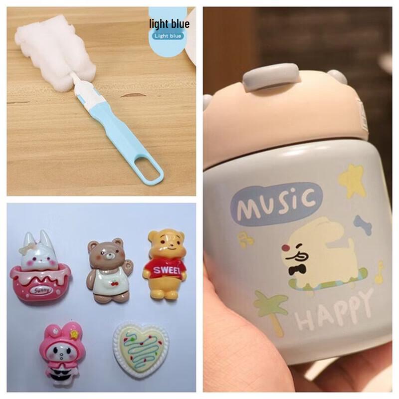 Qiwai 2025 Children s Mini Insulated Straw Cup