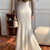 2025 Elegant Slim-Fit High-Waist Woolen Knit Mermaid Skirt for Women - Autumn/Winter Collection