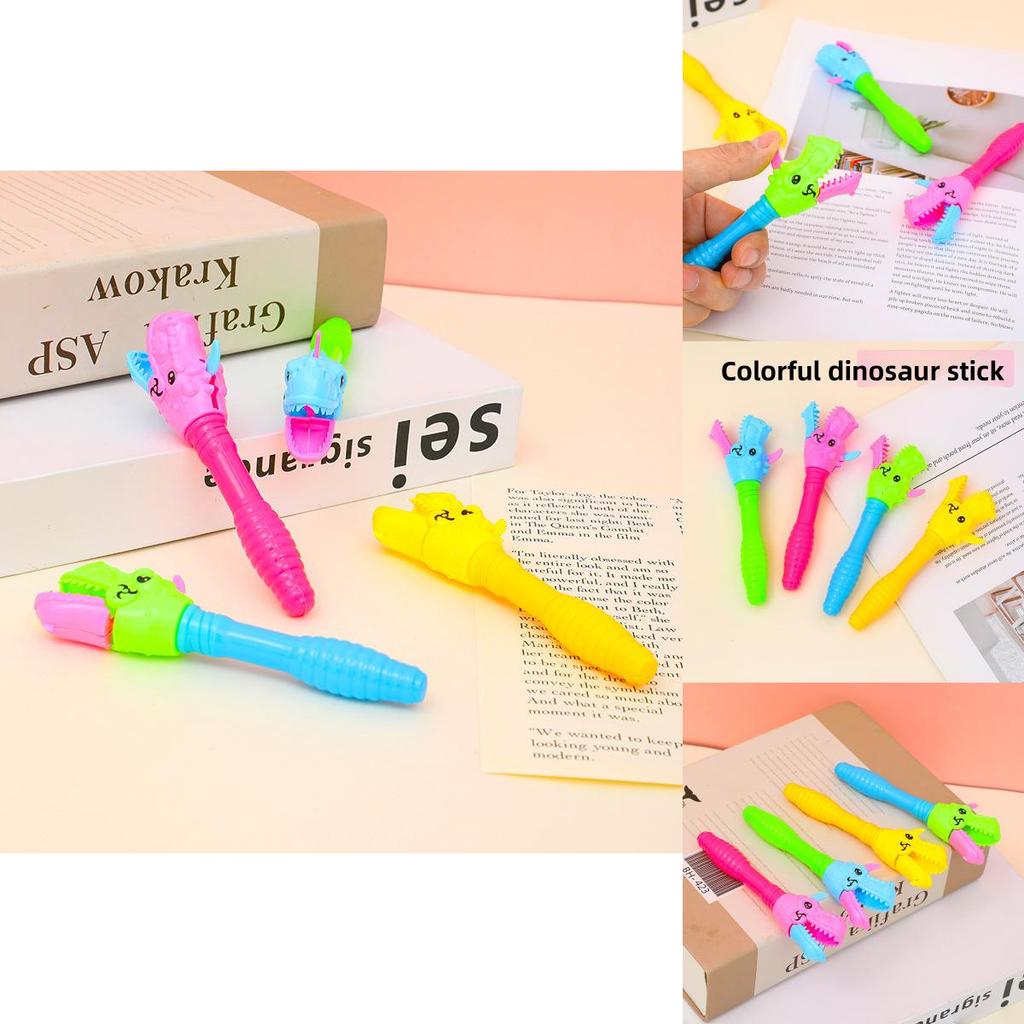 Creative Dinosaur Bite Hand Toy With Plastic Play Set For Childrens Pretend Play Gift