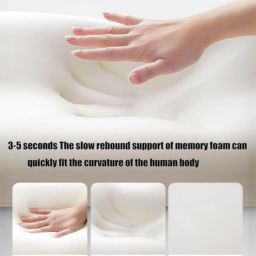 Couples Intimacy Pillow for Sitting Multifunctional Couple Back Pillow Low-Profile Butt Cushion with 3D Memory Foam Design