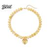 Charmanter Hals Schmuck Klobiger Bunter Perlen Choker Harz Perlen Halskette