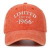 1966 Retro Baseball Cap, Adjustable Sun Hat for Fishing, Camping & Sports