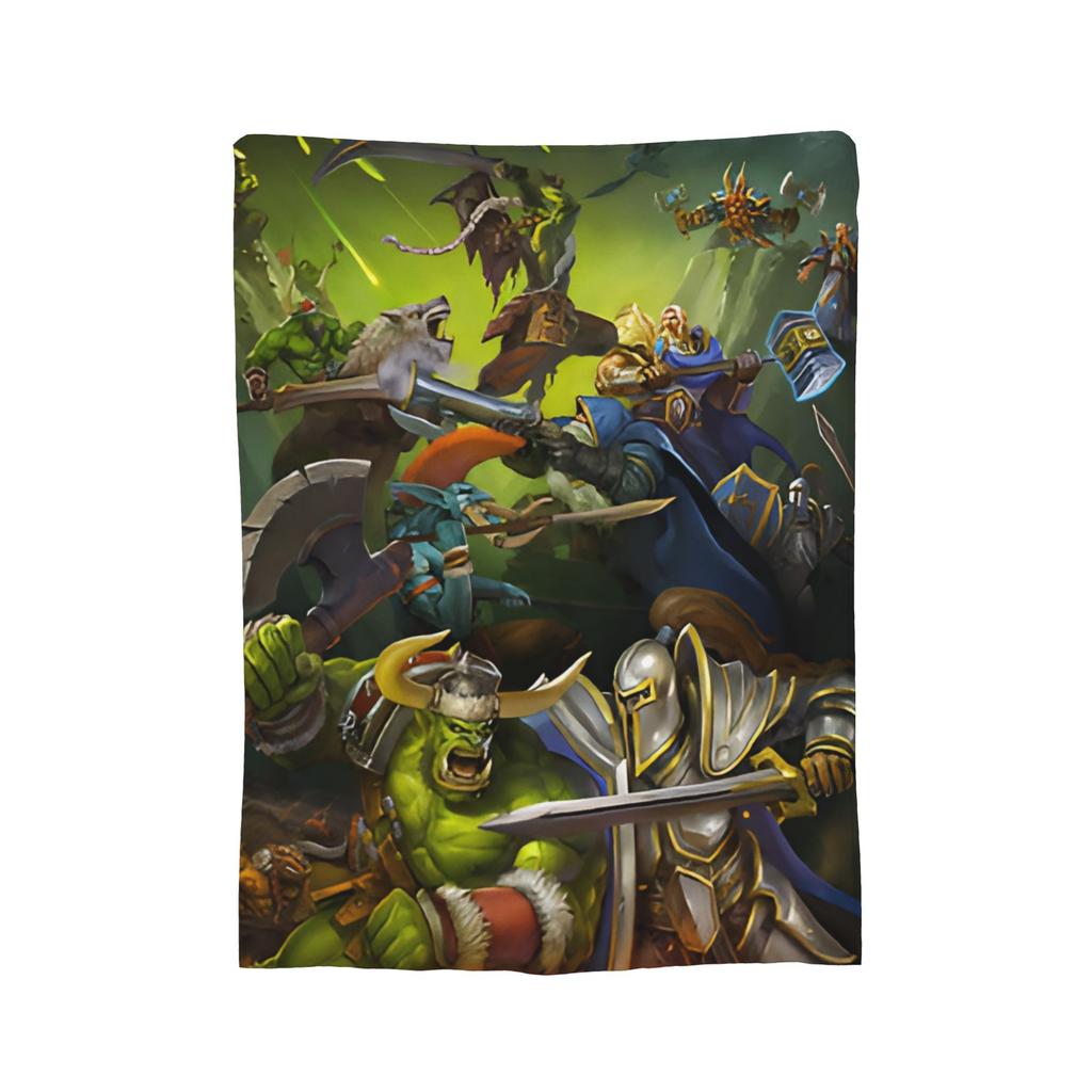 Coperta Elise di World of Warcraft in Flanella Calda Coperta da Divano per Casa Camera da Letto Trapunta