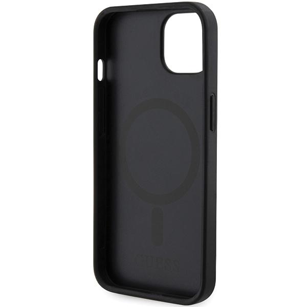 Guess Guhmp15Shgcfsek Iphone 15 / 14 / 13 6.1 Czarny/Black Hardcase Gcube Stripes Magsafe