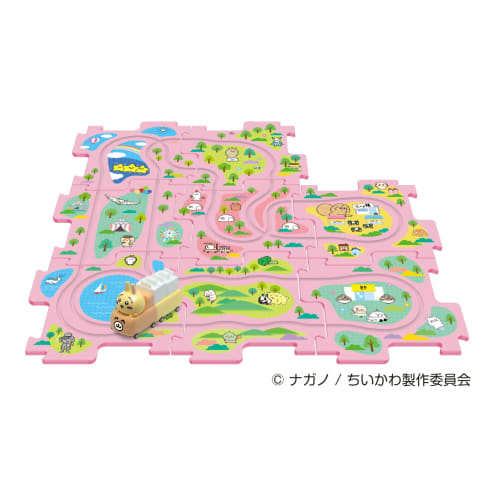 Masudaya Corporation Panel World Chiikawa Running! Rabbit Toy, Ages 3+, Battery Operated, 480-1716