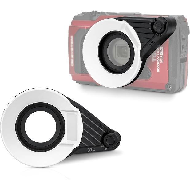 Световодное кольцо JJC LED для Olympus TG-7 TG-6 TG-5 TG-4 TG-3 TG-2 TG-1, Замена световода LG-1, Макросветовое кольцо-гид для Olympus Tough TG-7 TG-6 Replaces FD-1 Flash Diffu