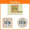 Wooden Nordic Style Alarm Clock With Lcd Display And Temperature For Bedroom Decor