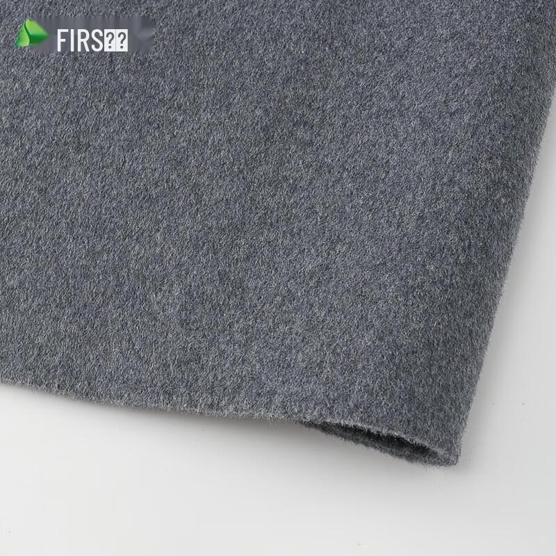 Shanshan Men's Long Double-Faced Wool Blend Overcoat