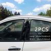 2Piece Swordsman Pattern Vinyl Car B-Pillar Sticker for B-Pillars and Doors on Metal and Plastic Surfaces, Dark Style Auto Parts