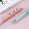 3pcs Press Gel Pen With Metal Pen Clip,Portable Soomthly Ink Pens,Simple Design Stationery Pen For School Office
