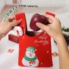 Christmas Knitted Handbag Women Casual Tote Bag Xmas Eve Apples Gift Box Large Capacity Cute Shopping Bag Navidad New Year Gift
