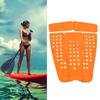 5 PEZZI   EVA Antiscivolo Tavola da Surf Yacht Barca Pad di Trazione Tappetino di Presa Decorazione(arancia)