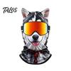 Elastic Polyester Balaclava for Hiking Old Man Ski Mask, Realistic 3D Animal Face Balaclava, Funny Winter Full Novelty Accessories Vacation Cover with