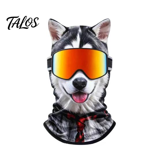 Elastic Polyester Balaclava for Hiking Old Man Ski Mask, Realistic 3D Animal Face Balaclava, Funny Winter Full Novelty Accessories Vacation Cover with