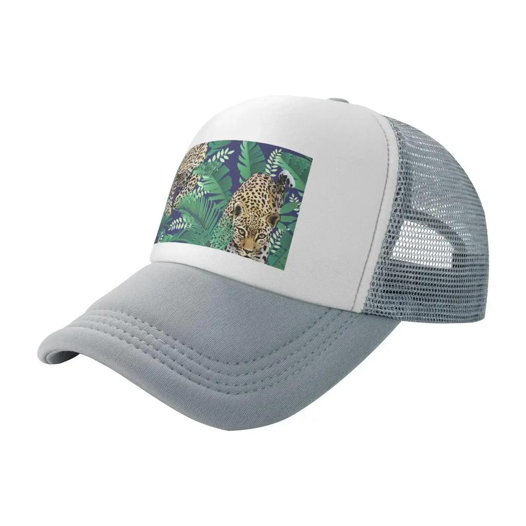 Tropic Sea Life Gray Mesh Baseball Cap Sun Visor Hat WoUnisexs Unisex Sun Hats Sport Cap Trucker Hat