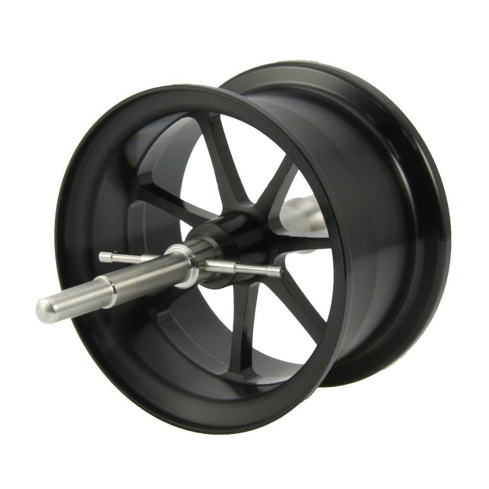 Avail Microcast Spool 3mm Groove Black AMB4530R-CB Reel, Depth, (ms_amb4530r_cb_blk)