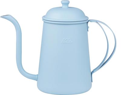 Kalita SORA Kaffeekanne, Edelstahl, 700 ml, SS-Wasserkocher, Earth-Serie, leer, schmale Öffnung, Düse, mattes Finish, hergestellt in Japan [Earth-Serie] #52277
