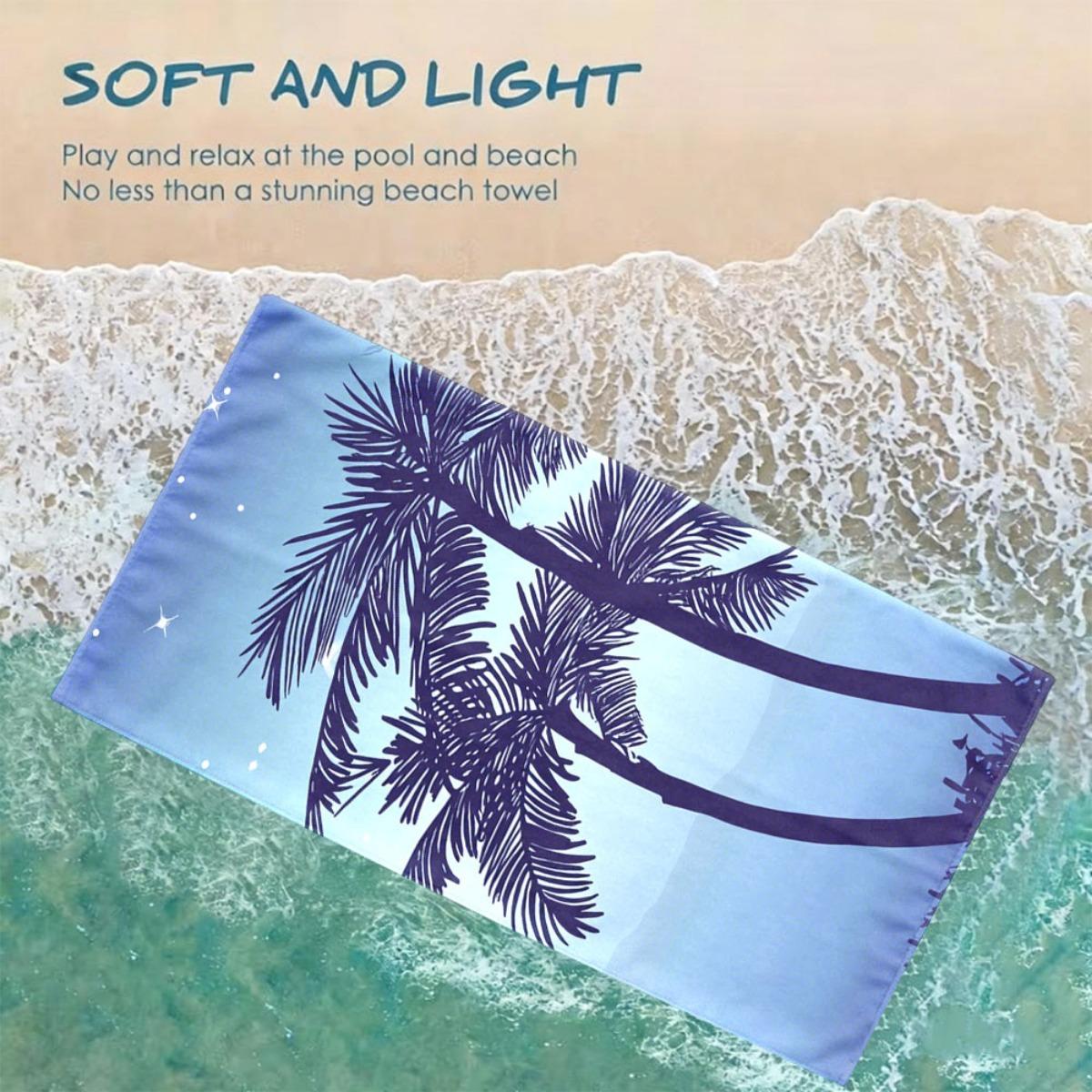 

Extra Large Luxury Oversized Beach Towel | Soft Plush Absorbent Microfiber With Strong Wrapping Properties | Perfect For Outdoor W30*H60(CM)