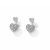 European & American C-Shaped Heart Velvet Stud Earrings for Women – Elegant Korean Style Accessories.