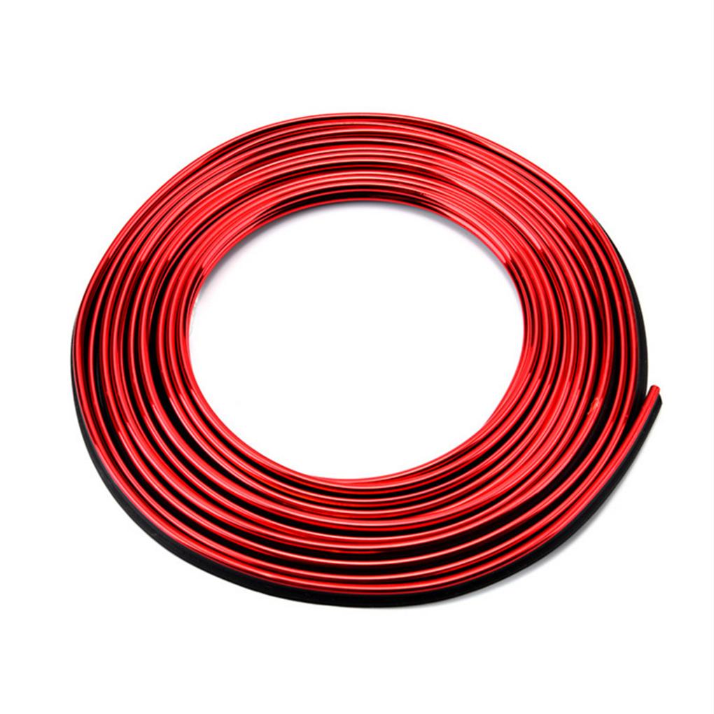 Car Interior Exterior Decoration Strip 5 Meters Inner Moulding Inner Moulding Trim Line Dashboard Door Panle Decor