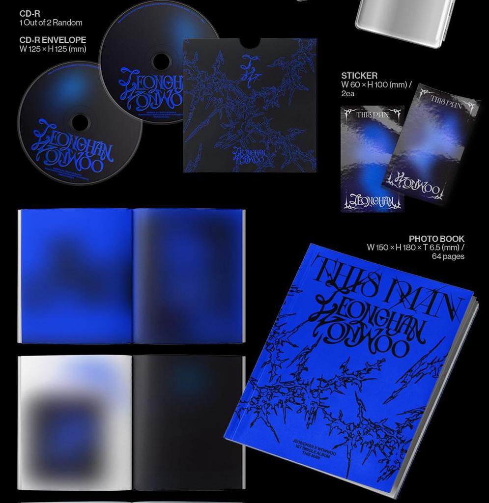 JEONGHAN X WONWOO - 1st Single Album This Man Deluxe Version