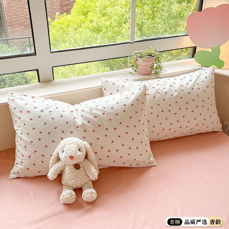 100% Cotton Pillowcase Set 48x74cm Pair Thickened Bedding Cover Modern Minimalist Home Sleep Comfort