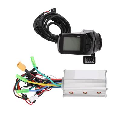 364860V 350W Silnik Bezszczotkowy Kontroler Rower Elektryczny 3 Tryby Kontroler Sinusoidalny Zestaw z LCD