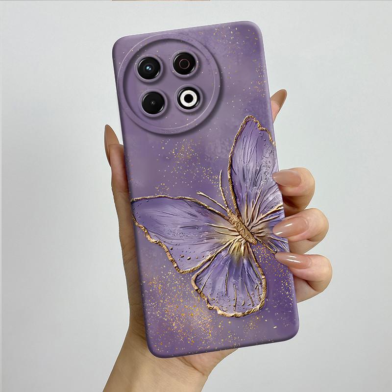 For Tecno Spark 30 Pro KL7 Phone Case 30Pro 4G Cover Soft Silicone Sweet Painted Shell Cartoon Funda Lovely Printed Casing Coque