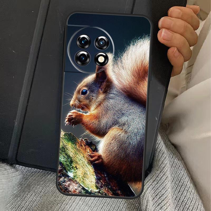 Squirrel Case For OnePlus 15 13 12 11 13R 13T 10T 10R 12R OnePlus Nord 5 CE 2 3 4 Lite N20 N30 Cover