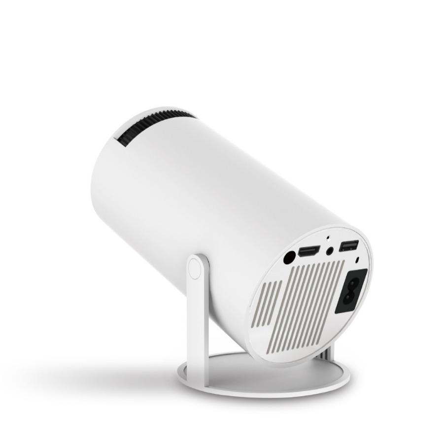 HY300PRO 4K Android 13 Projektor mit WIFI6 & 5G, Tragbarer Mini Heimkino-Projektor für kabelloses Streaming