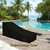 Full Coverage Chaise Lounge Cover UV Resistant Recliner Protective Cover Furniture Cover  Patio
