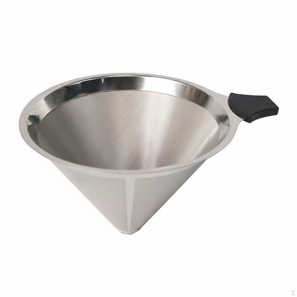 Stainless Steel Coffee Strainer Food Grade 60Degree Cone Design Pour