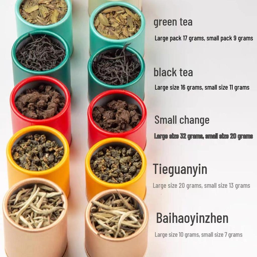 Compact Sealed Tea Canister for Single Brew - Portable and Reusable