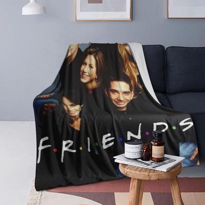 Picnic Friends TV Show Series Blankets Soft Warm Flannel Throw Blanket Cover for Bed Living Room Picnic Travel Home Couch