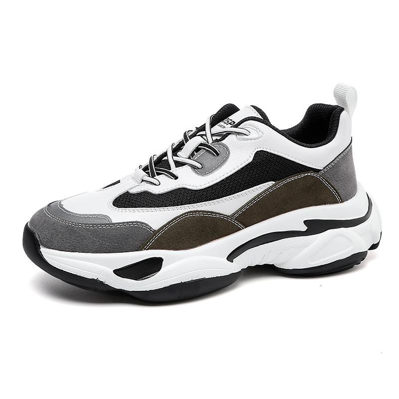 Herresko Sommer Mesh Sneakers Herreplattform Heightening Daddy Sko