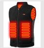 Zimní USB vyhřívaná vesta 3-rychlostní nastavitelná teplota samonahřívací vesta pratelná bez rukávů topná bunda pro outdoorový sport