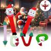 Christmas Pop Tube Telescopic Tube Santa Claus Kid Decompression Toy Xmas Gift