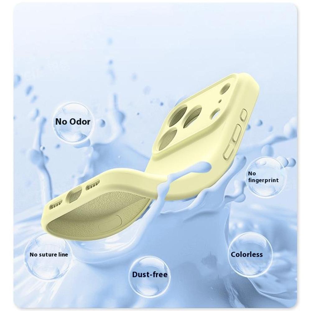 For iPhone 17 Pro Case Precision Fit PC+Liquid Silicone Protective Phone Cover with Microfiber Lining