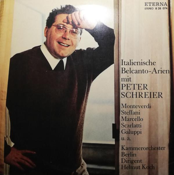 

LP Record PETER SCHREIER CLAUDIO MONTEVERDI Italienische BelcantoArien Mit Pet 826074 ETERNA 1970 Japan Classical Used