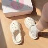 . Thick-soled Heightening Eva Hole Shoes for Women's Summer Two Wear Non-slip Outer Wear Runaway Sandals Beach Shoes