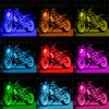 12X Rgb Neon Led Strip Kit For Motorcycles And Scooters With Bottom Light, Dc12V, Universal