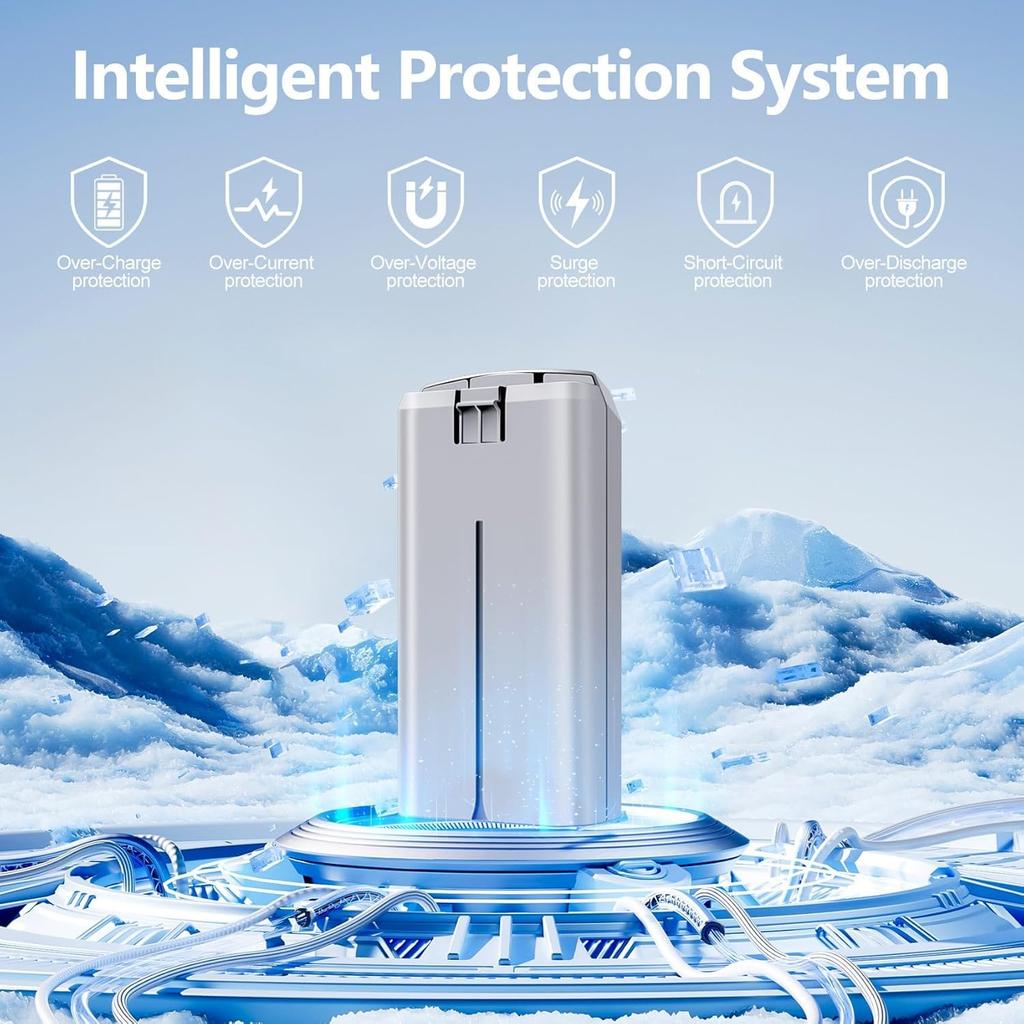 Mavic Mini 4K [Compatible Replacement Batteries] High-Capacity Version with Long Flight Time for Mavic Mini 2SEMini 4K [2 Batteries]