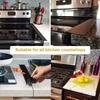 Silicone Kitchen Gap Seal Strip Gas Stove Sealing Strip Oil Stain Resistant Stove Countertop Cover Dust Blocking Strips
