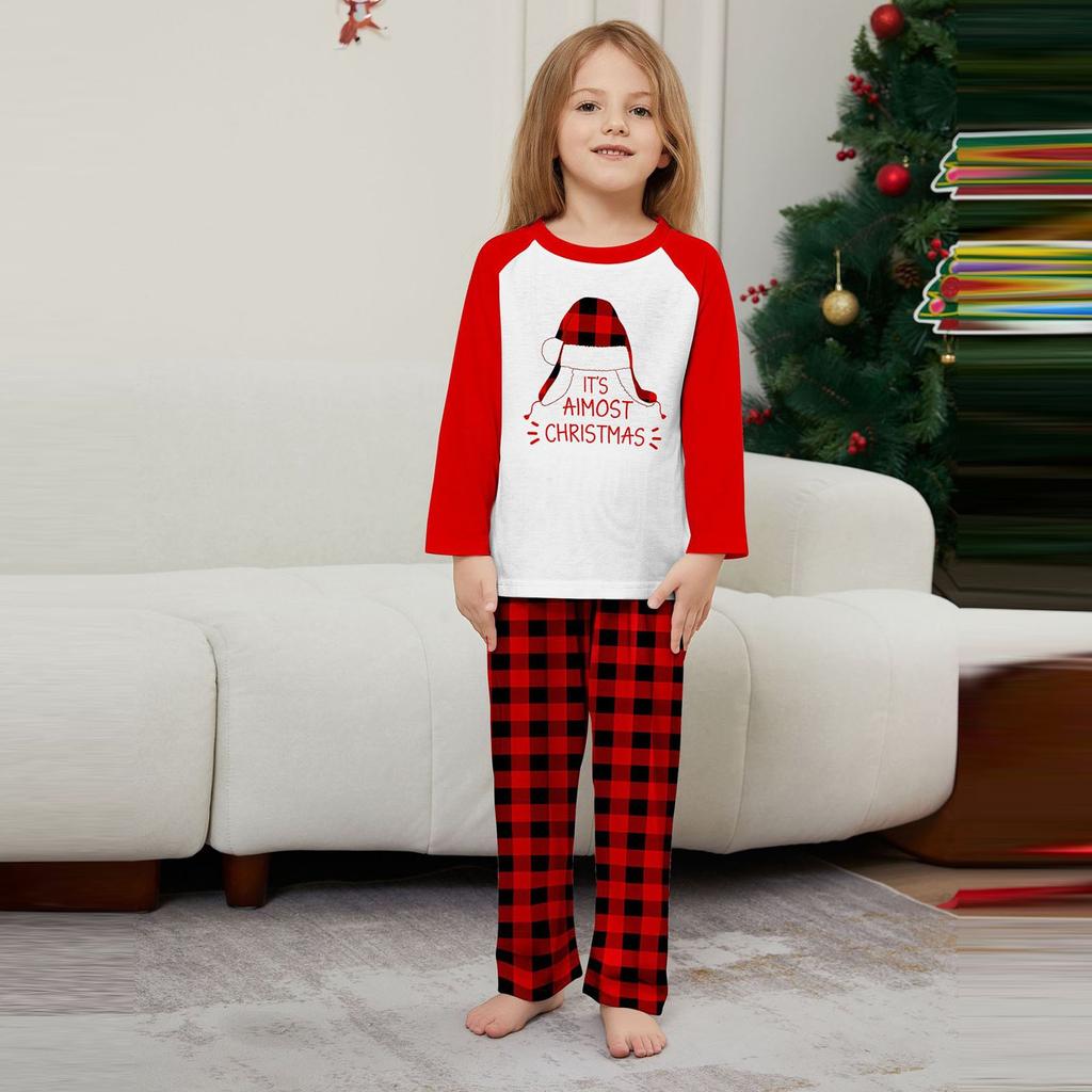 Crăciun Părinte Copil Familie Set Mobilier Casă Pijamale Crăciun Set Două Piese