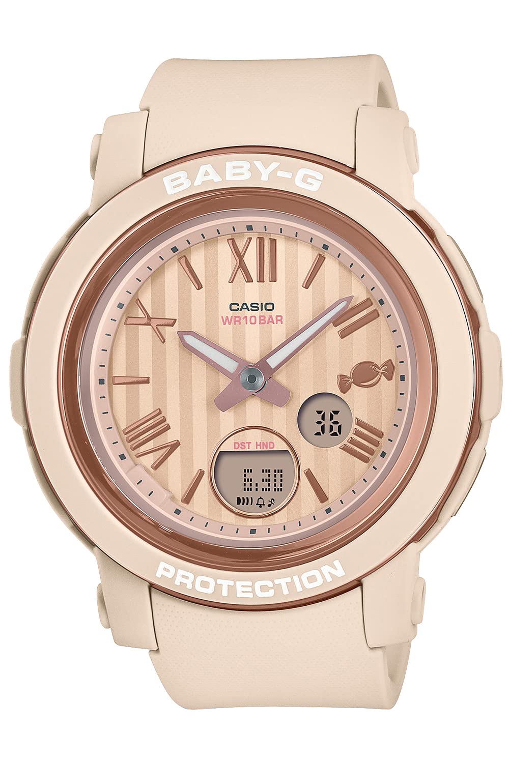 

[Casio] Часы Baby Gee [] BGA-290SW-4AJF женские розово-бежевые