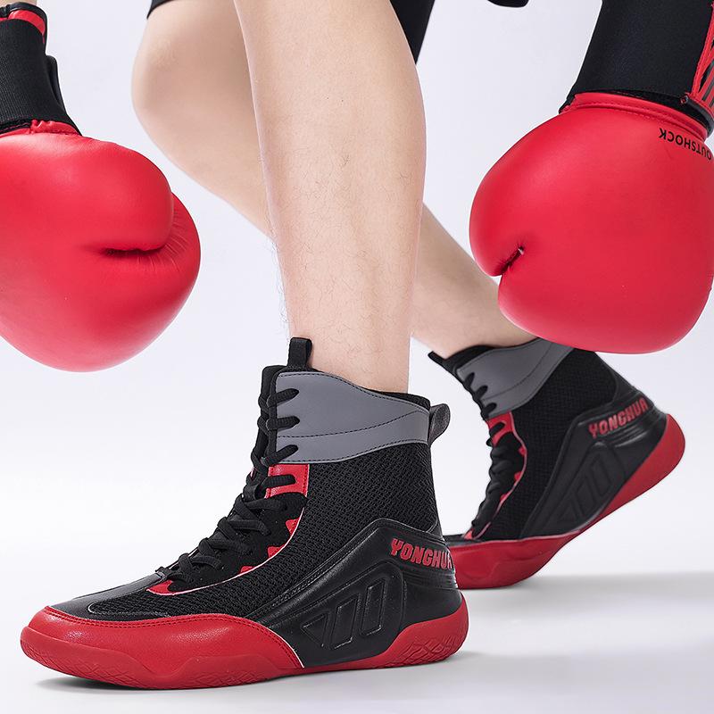 Men's Sports Single Shoes Hitting Wrestling Soft Comfortable Fitness Anti Slip Training Competition Indoor High